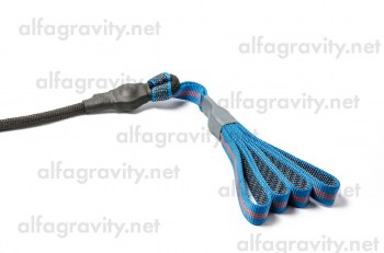 Синий пальцеп для AlfaGravity с чёрной верёвкой